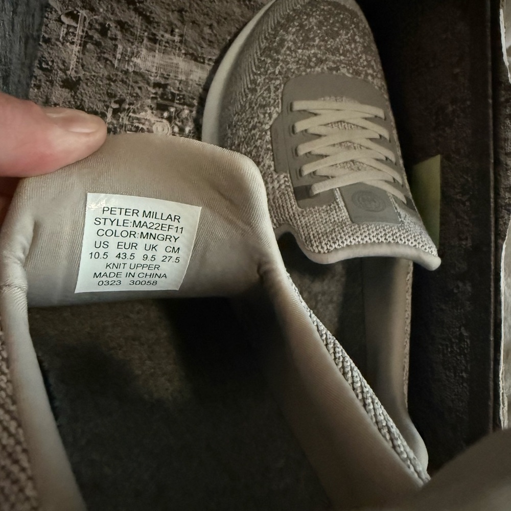 Peter Millar Gray Sneakers - image 2